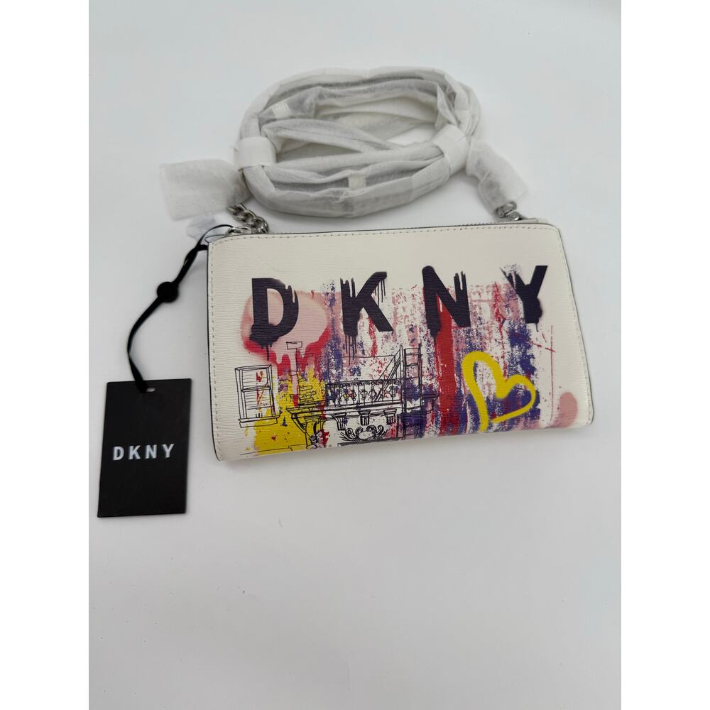 DKNY Bryant Large Leather Zip-Around Wallet, NWT